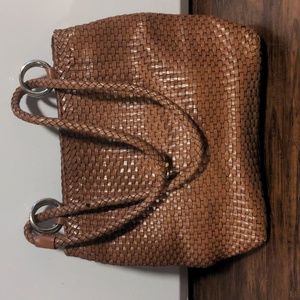 Woven leather Vintage Talbot's handbag